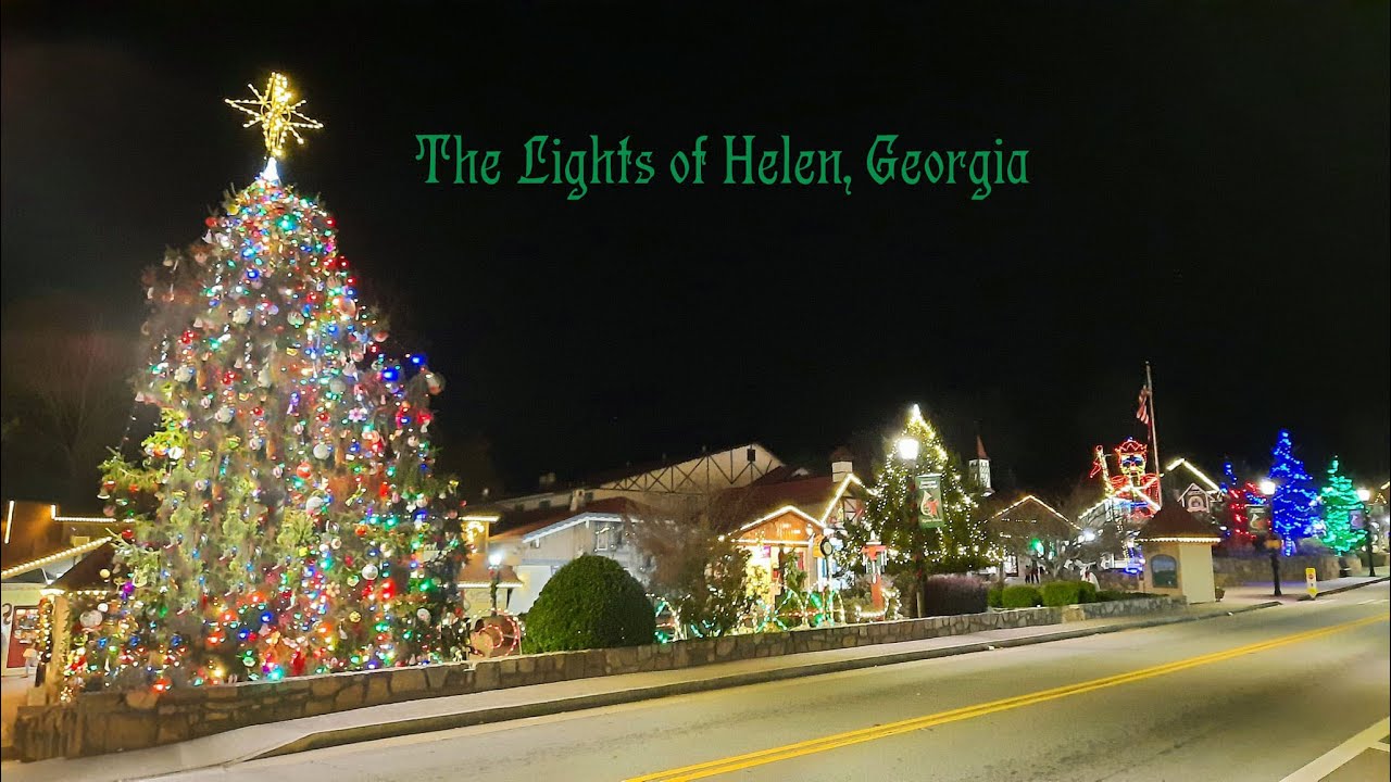 Helen Georgia Christmas Festival Lights