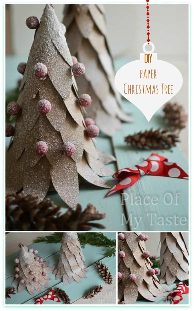 10 Easy Diy Paper Christmas Tree Decorations