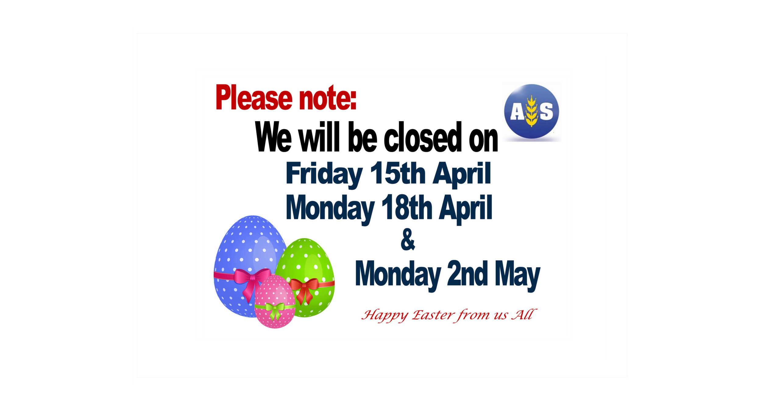 Easter hours