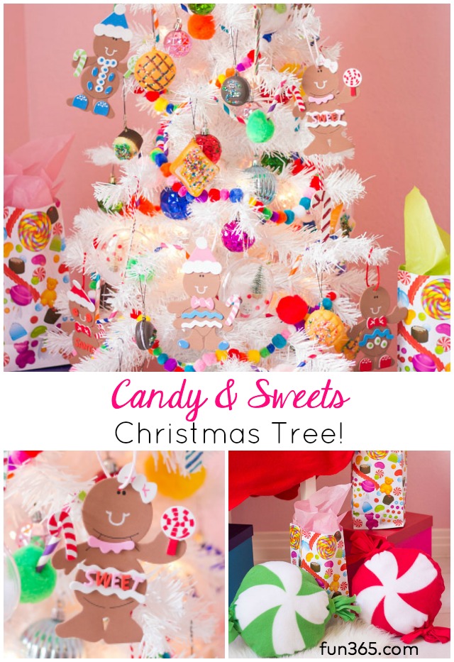 Candy-Themed Christmas Tree Ideas