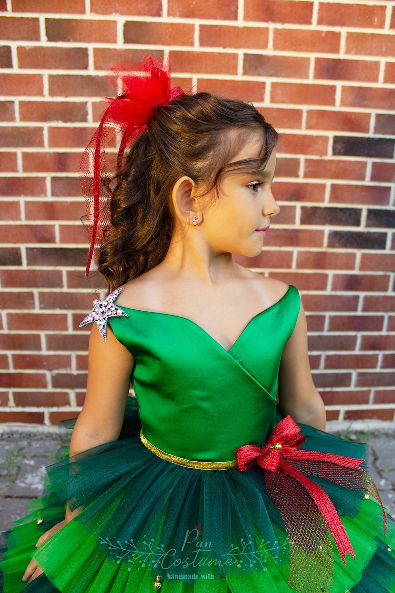 Christmas Tree Dresses for Kids