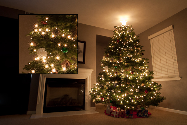 Christmas Tree Lights Photography Tips