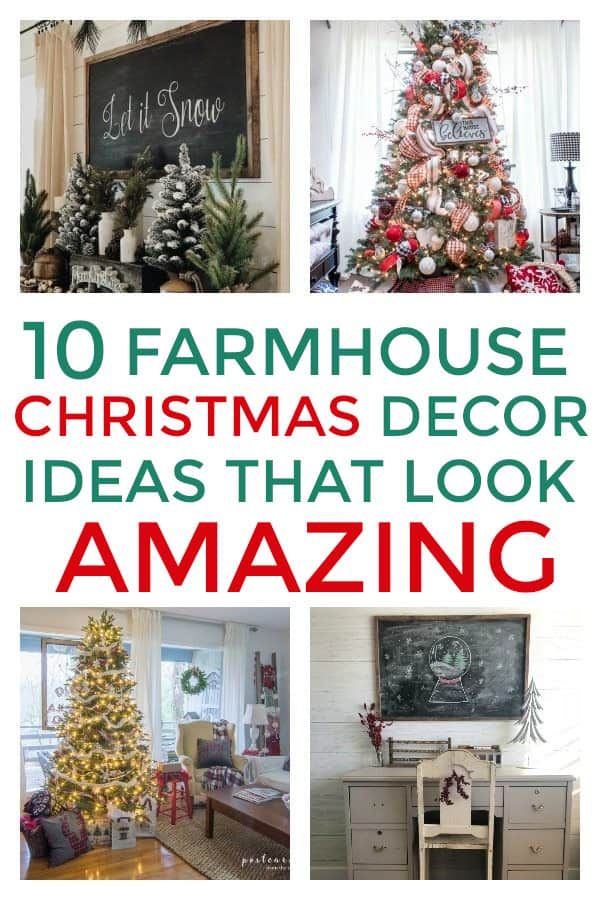 Farmhouse Christmas Decor on a Budget