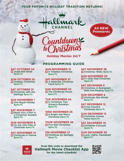 Hallmark Christmas Movies Countdown