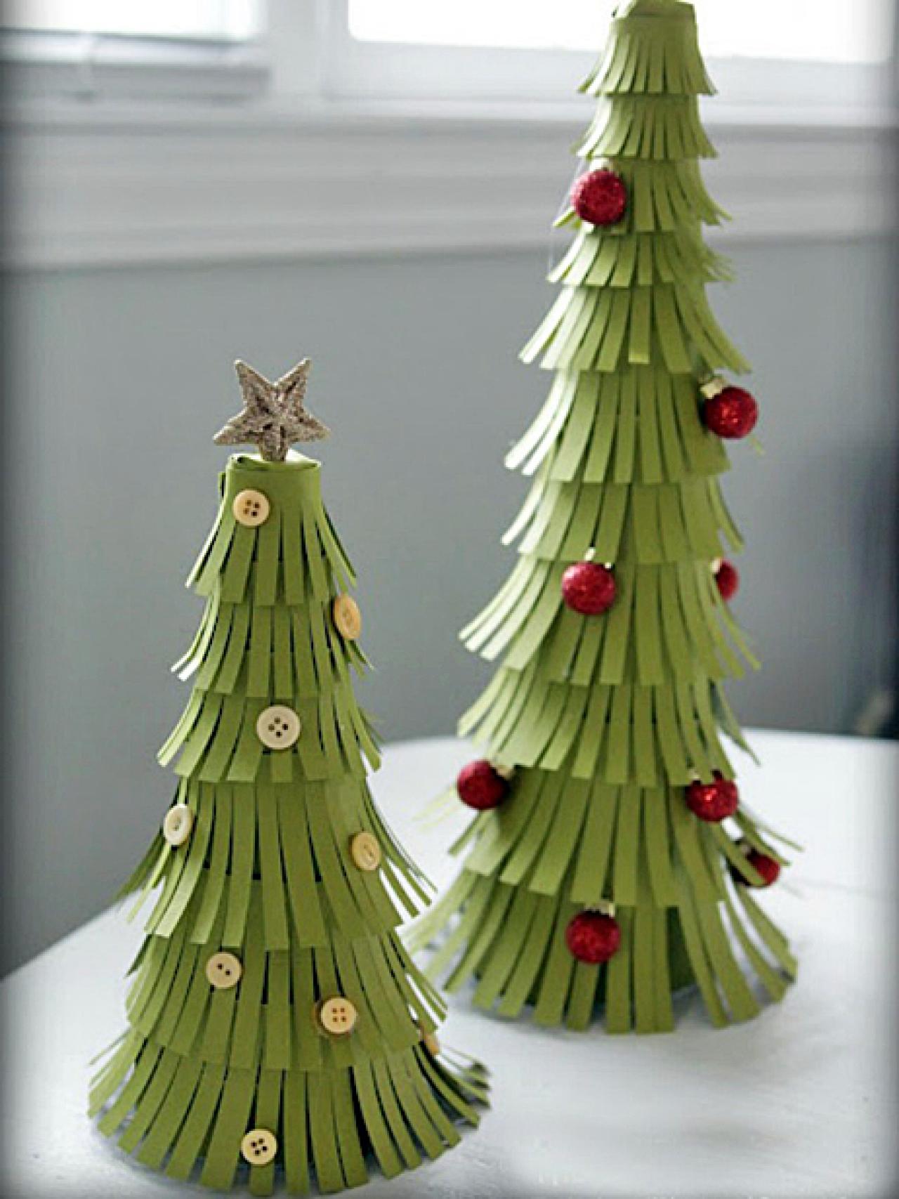 Paper Christmas Tree Decoration Ideas