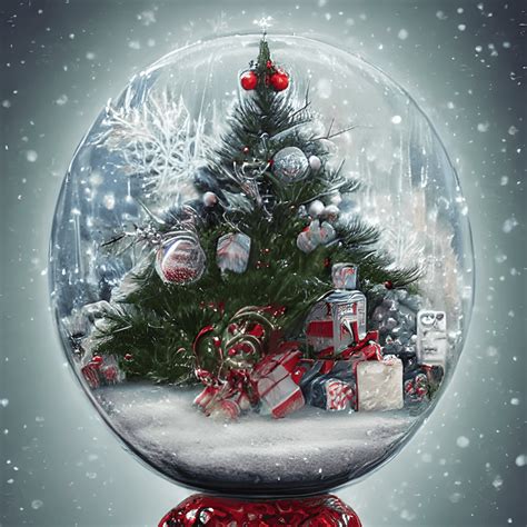 Snow Globe Christmas Tree Inspiration