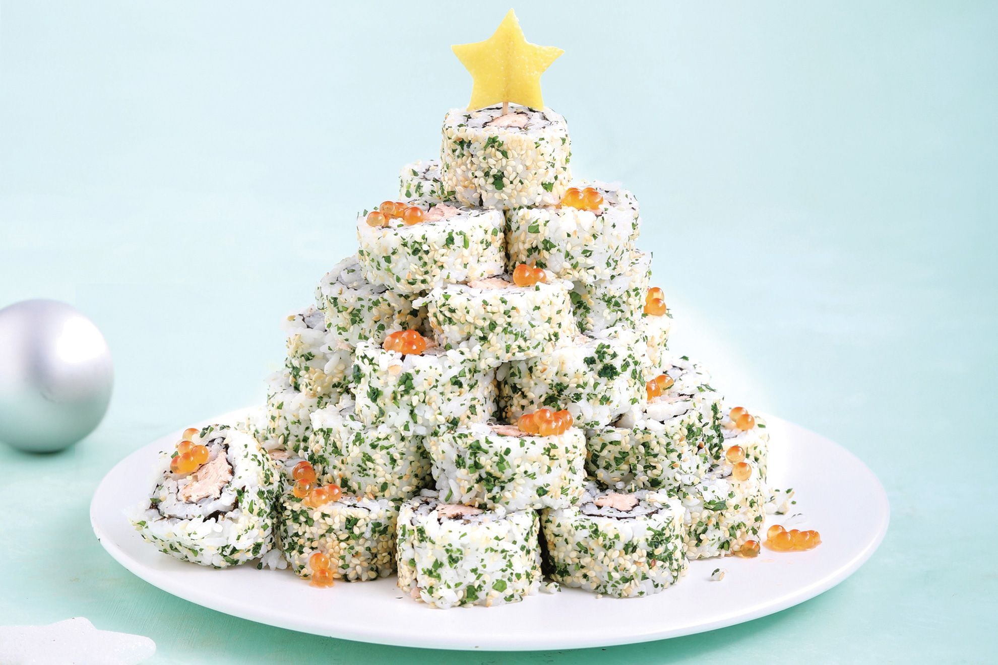 Sushi Christmas Tree Design