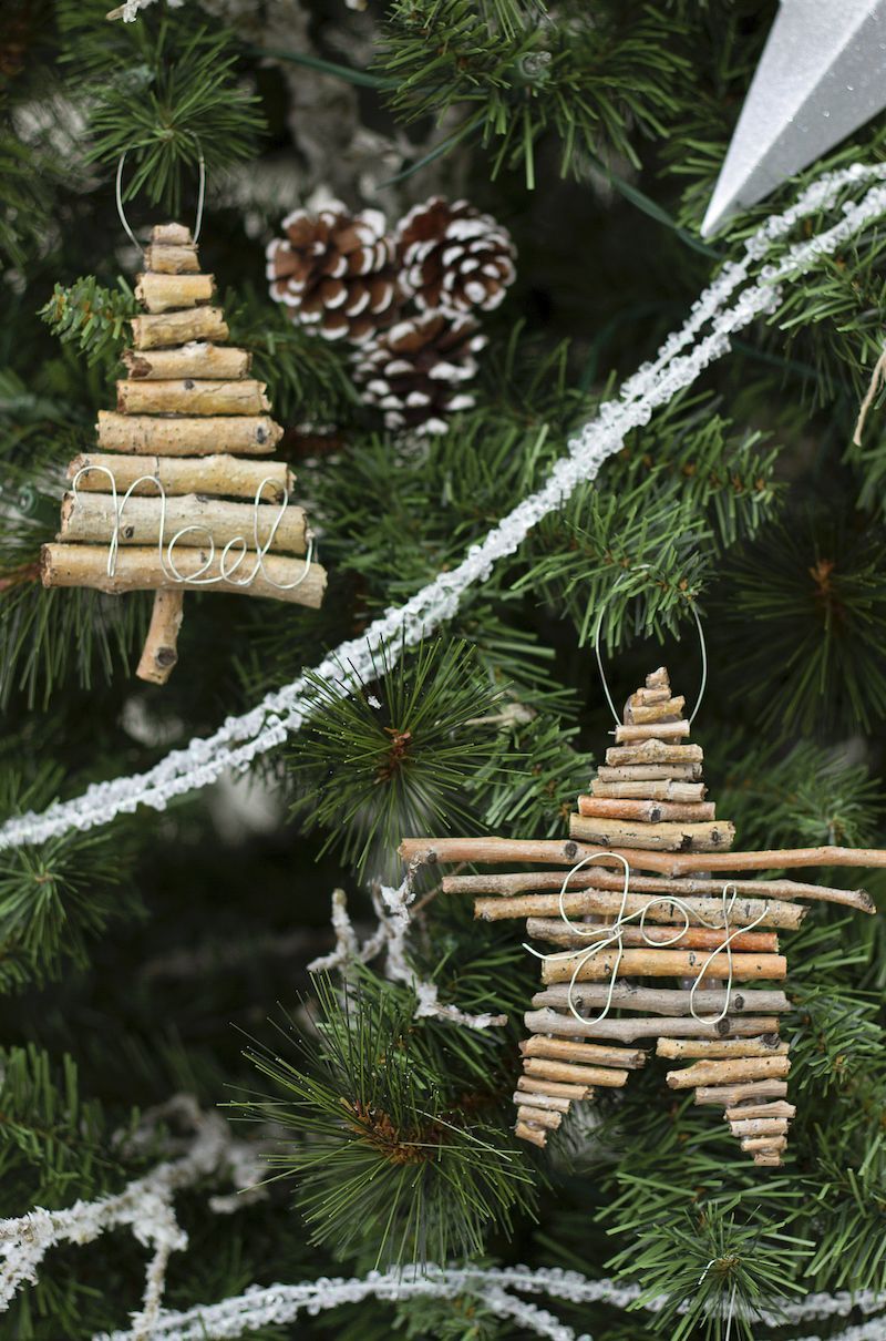 Rustic Christmas Tree Ornaments