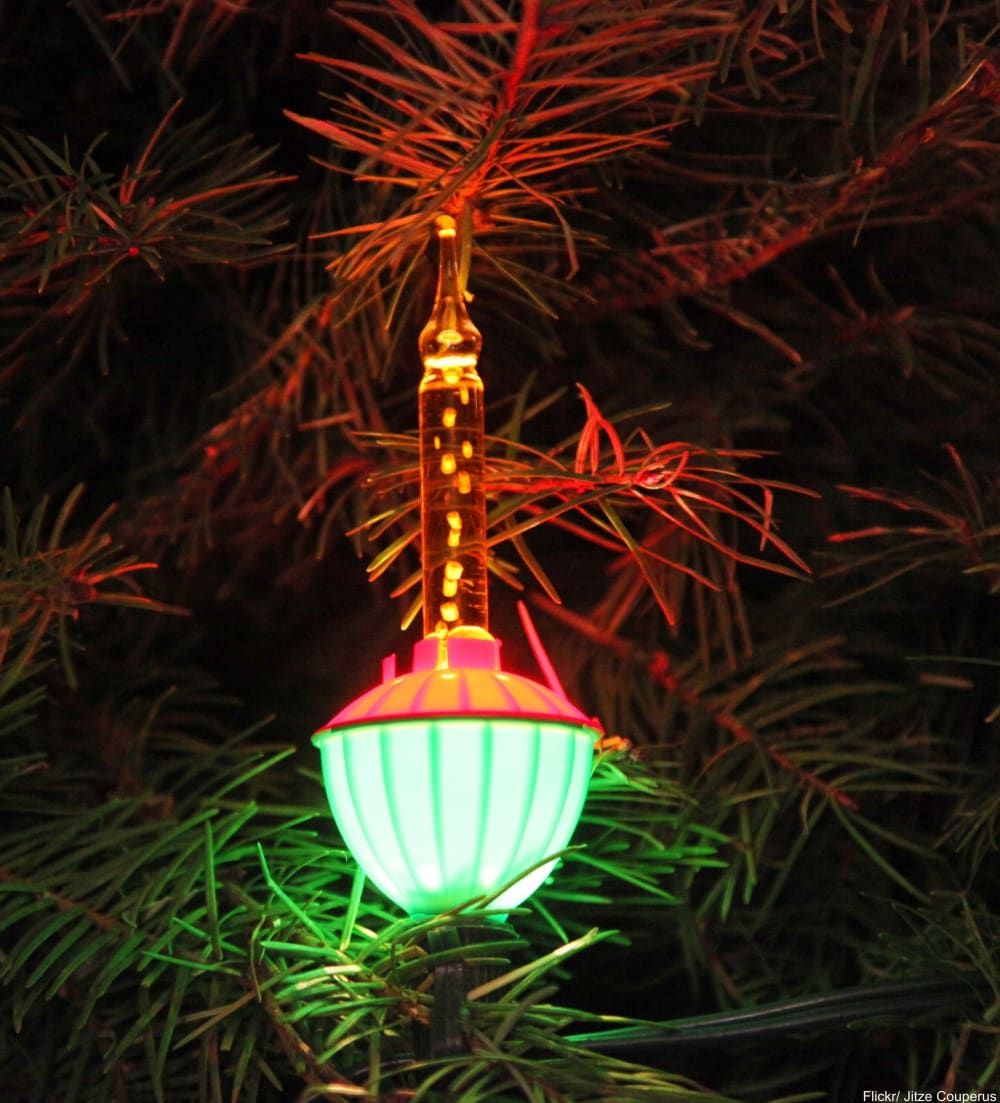 Vintage Bubble Light Christmas Tree Ideas