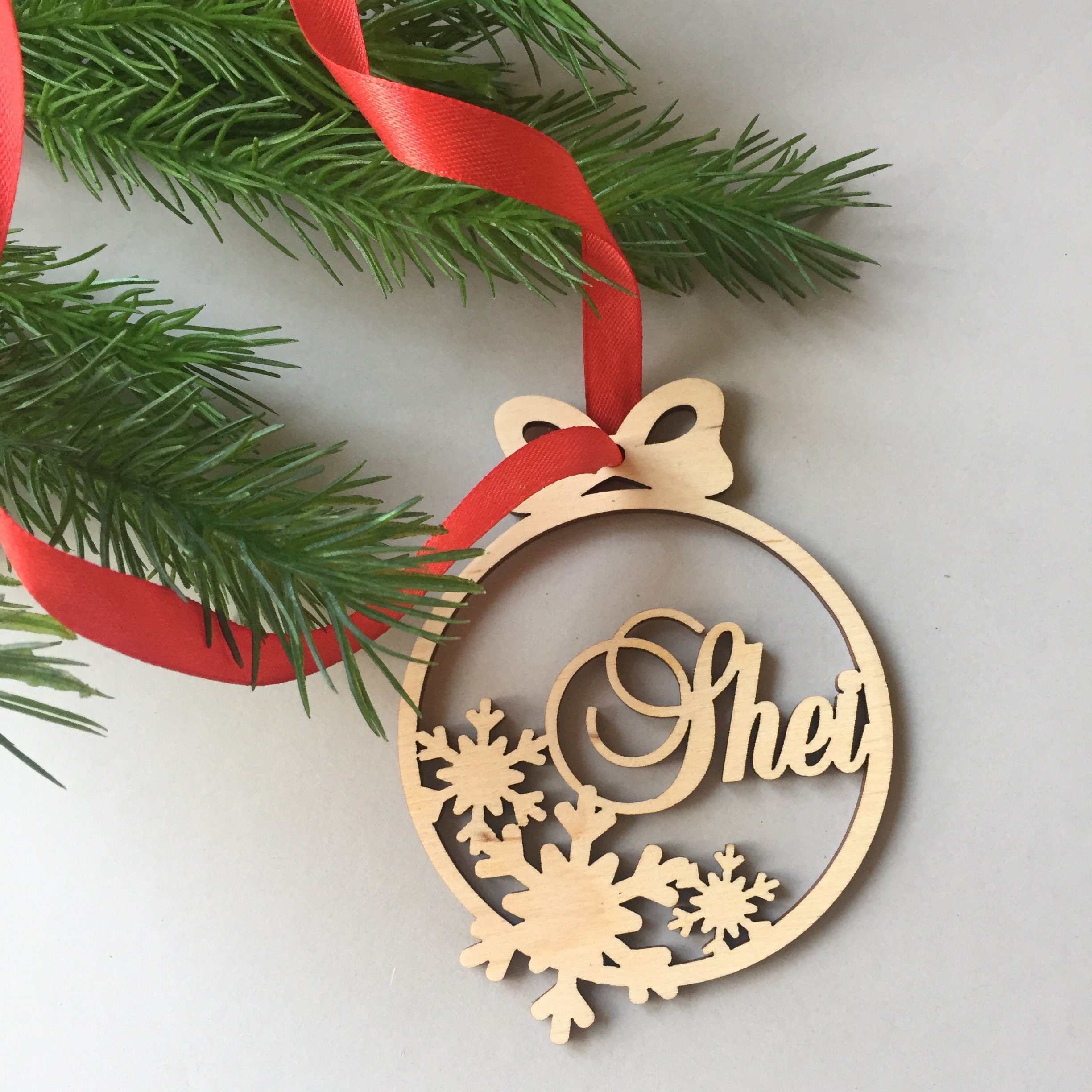 Personalized Christmas Tree Ornaments