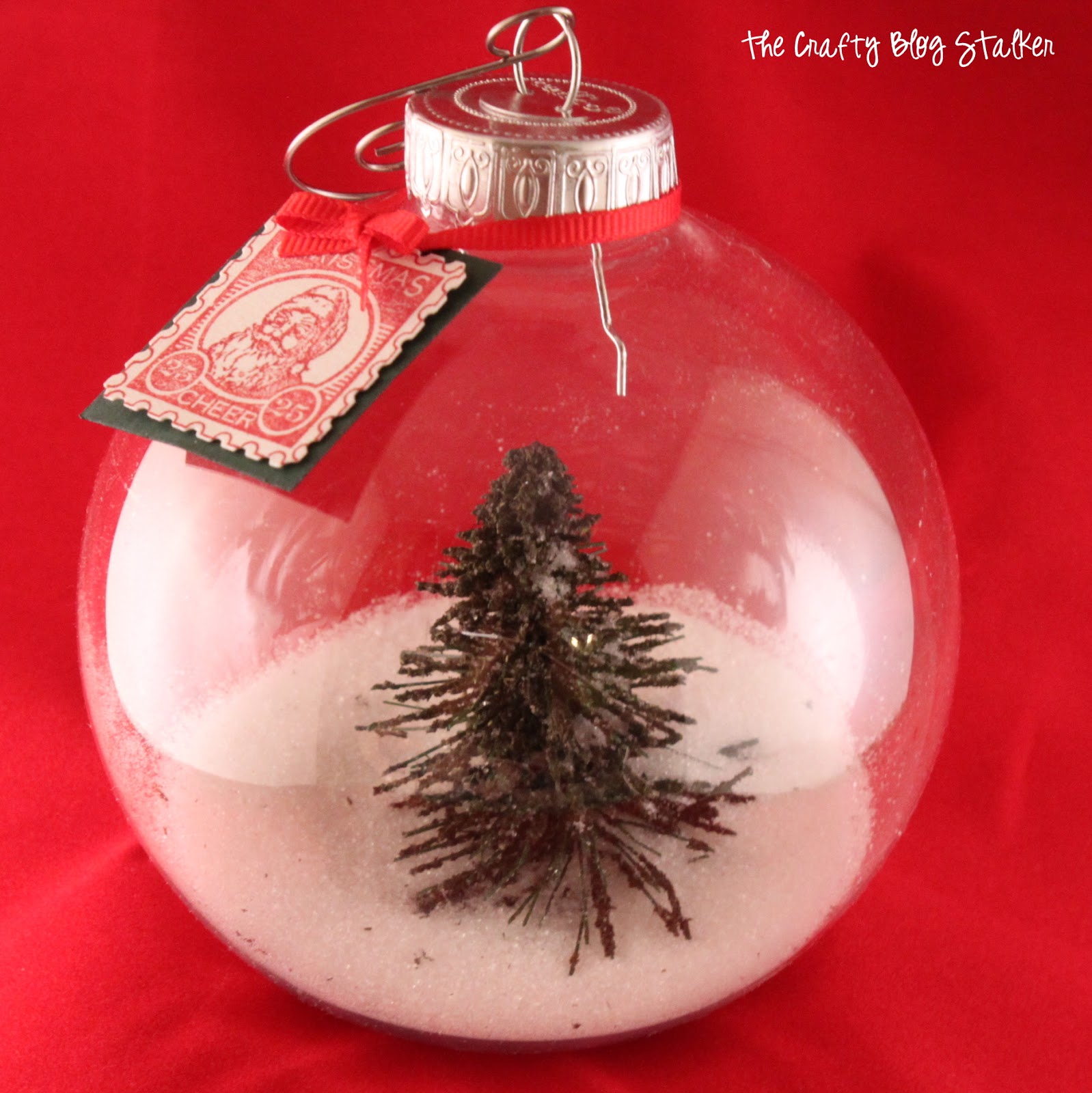 Snow Globe Christmas Tree Decorations