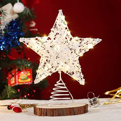 5 Ways To Shine With A White Christmas Tree Star