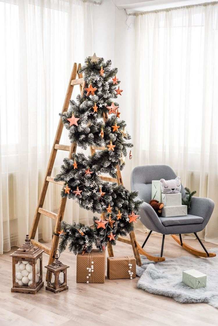 Christmas Tree Ladder Ideas Pictures