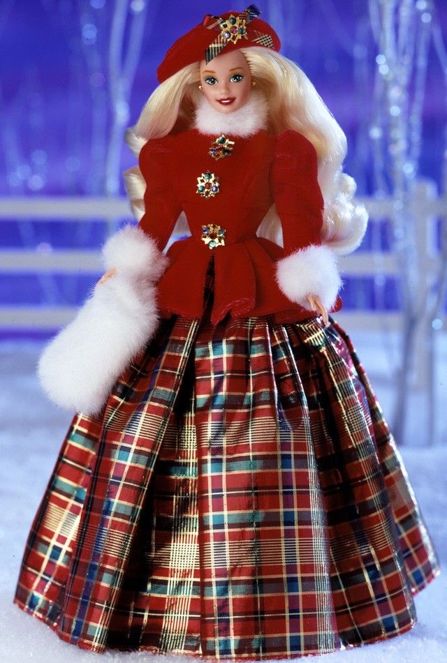 Picts of Holiday Barbie Dolls