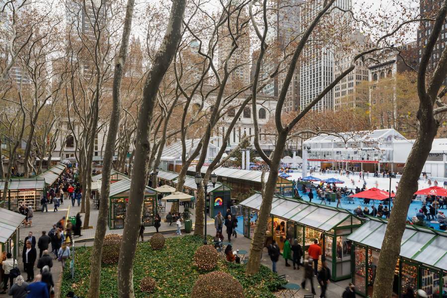 Bryant Park Holiday Market Holiday Shops