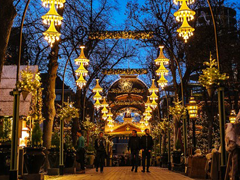 Copenhagen Tivoli Gardens Christmas Market