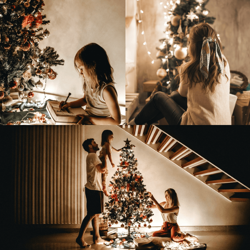 Christmas tree photography ideas