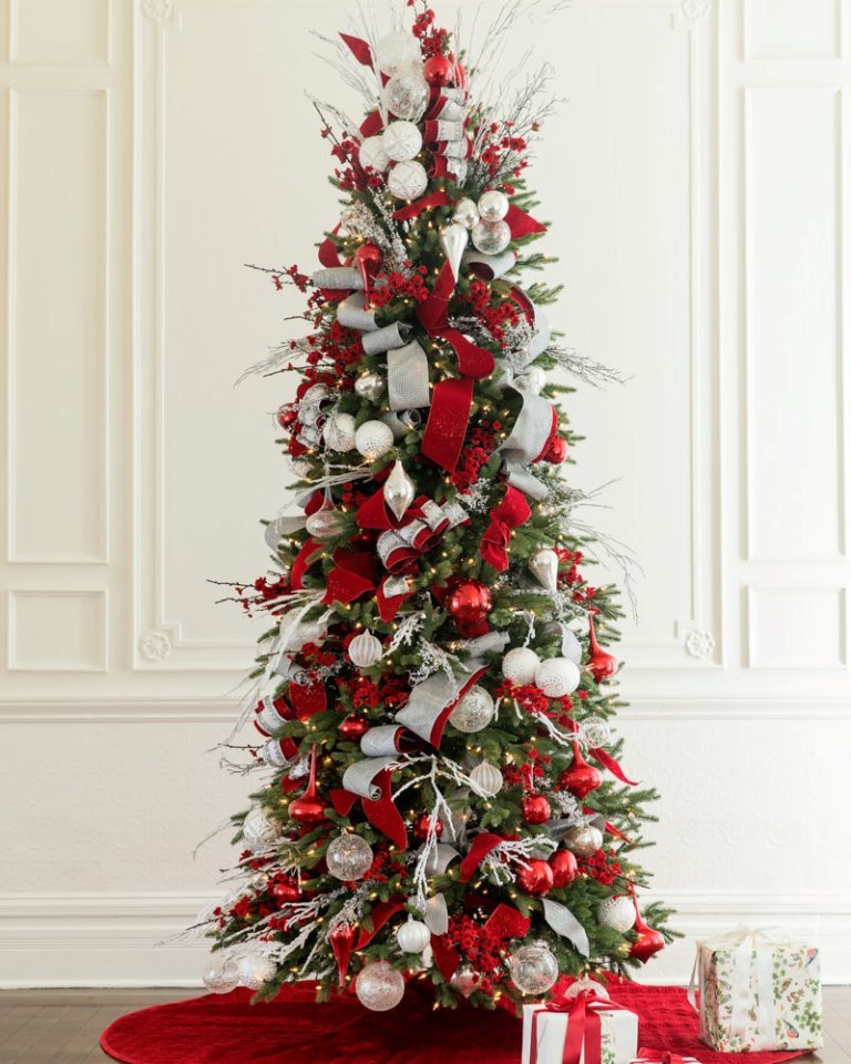 Slim Christmas Tree Decor