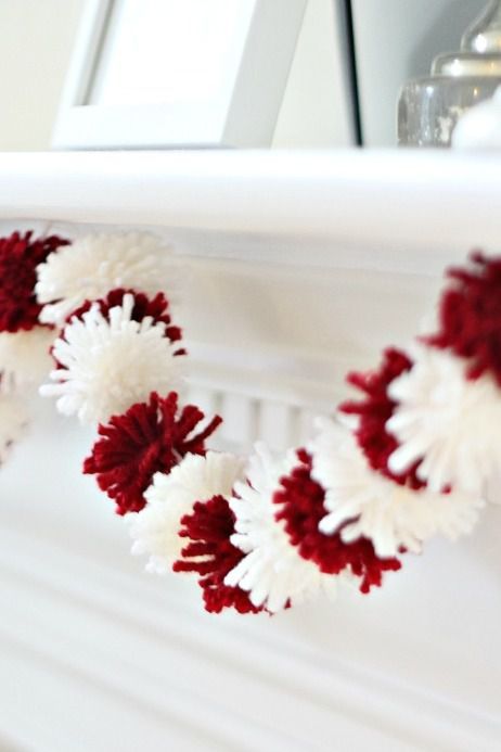 White Christmas Garland Designs