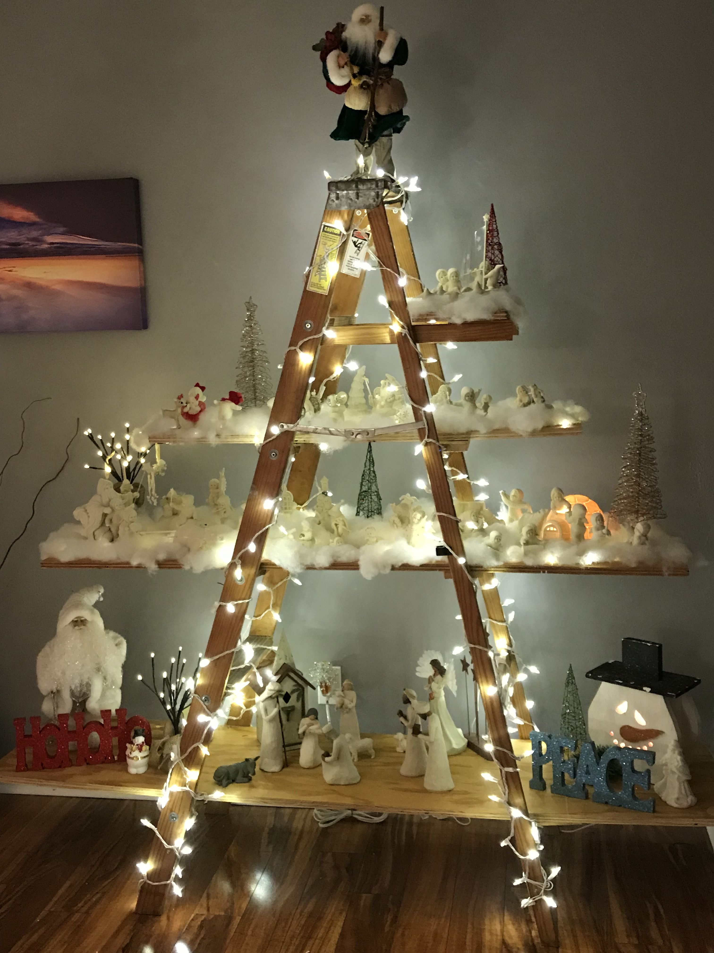 Christmas Tree Ladder Decorations