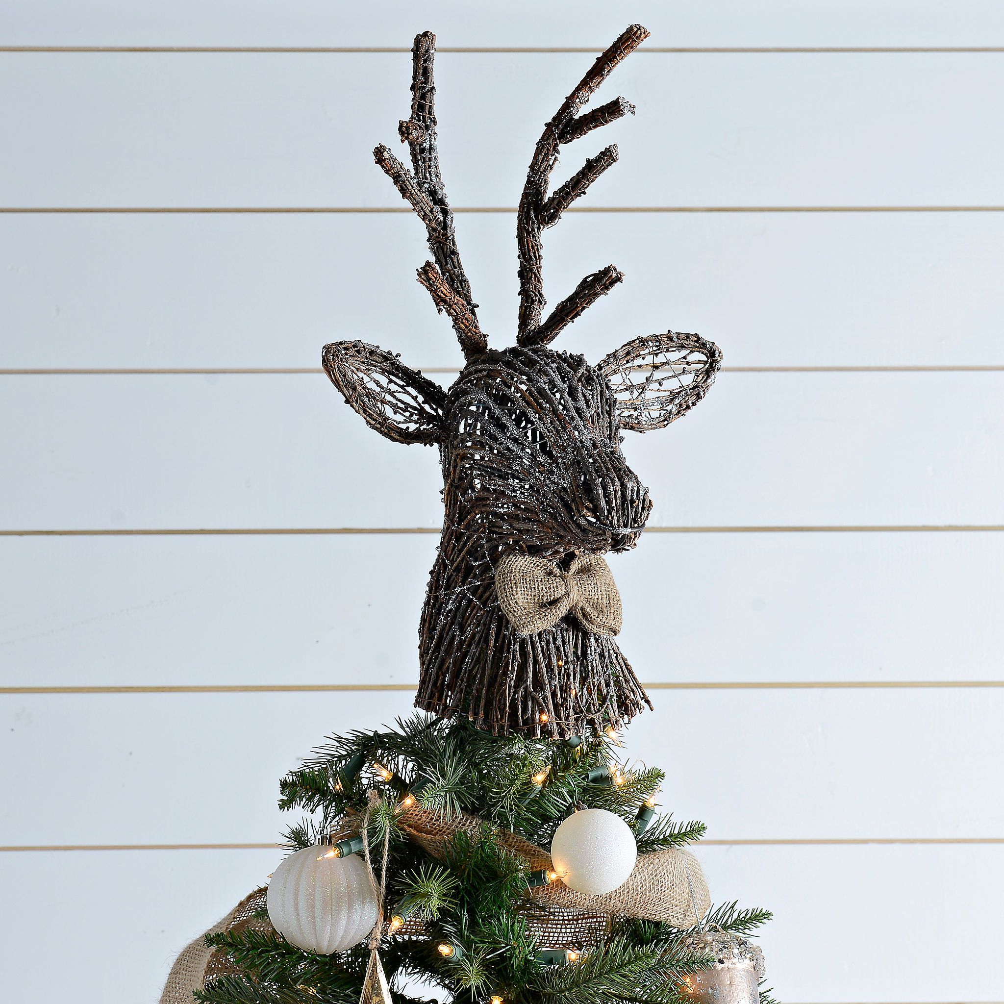 Deer Christmas Tree Topper