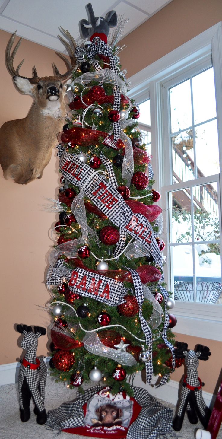 Alabama Crimson Tide Christmas Tree Decorating Ideas