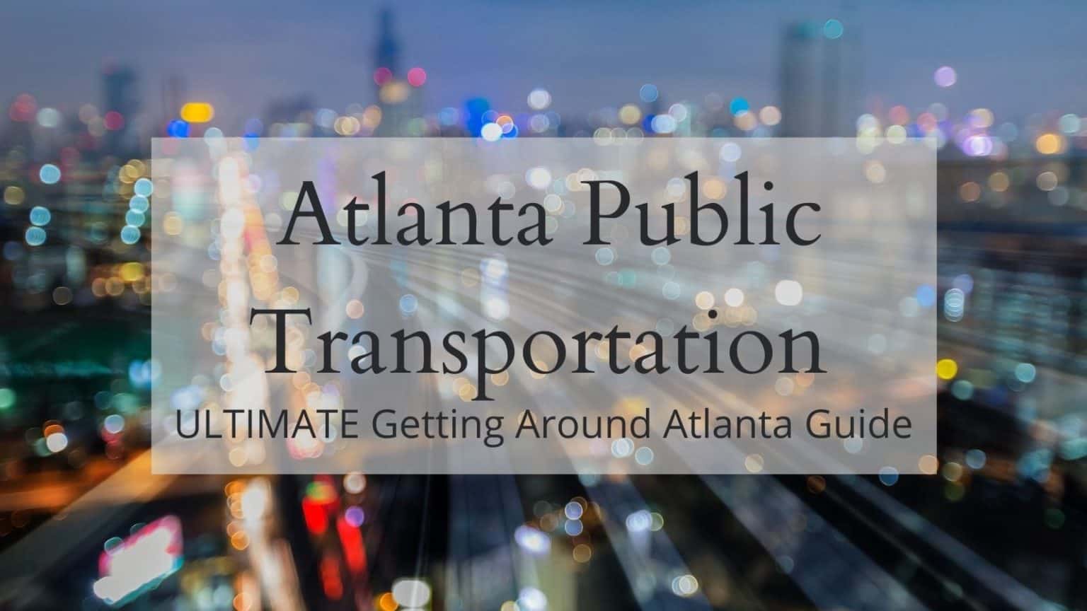 Atlanta Holiday Transportation