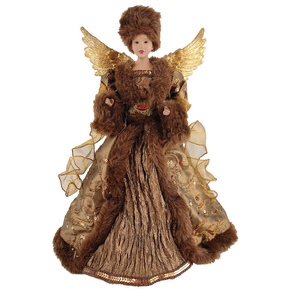 Black Angel Christmas Tree Topper Safety