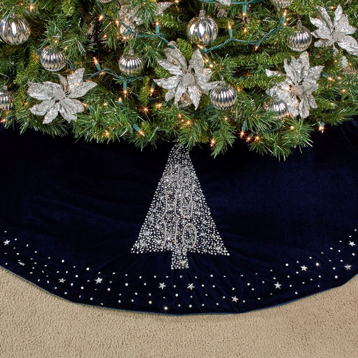 Blue Pastel Christmas Tree Skirt Ideas