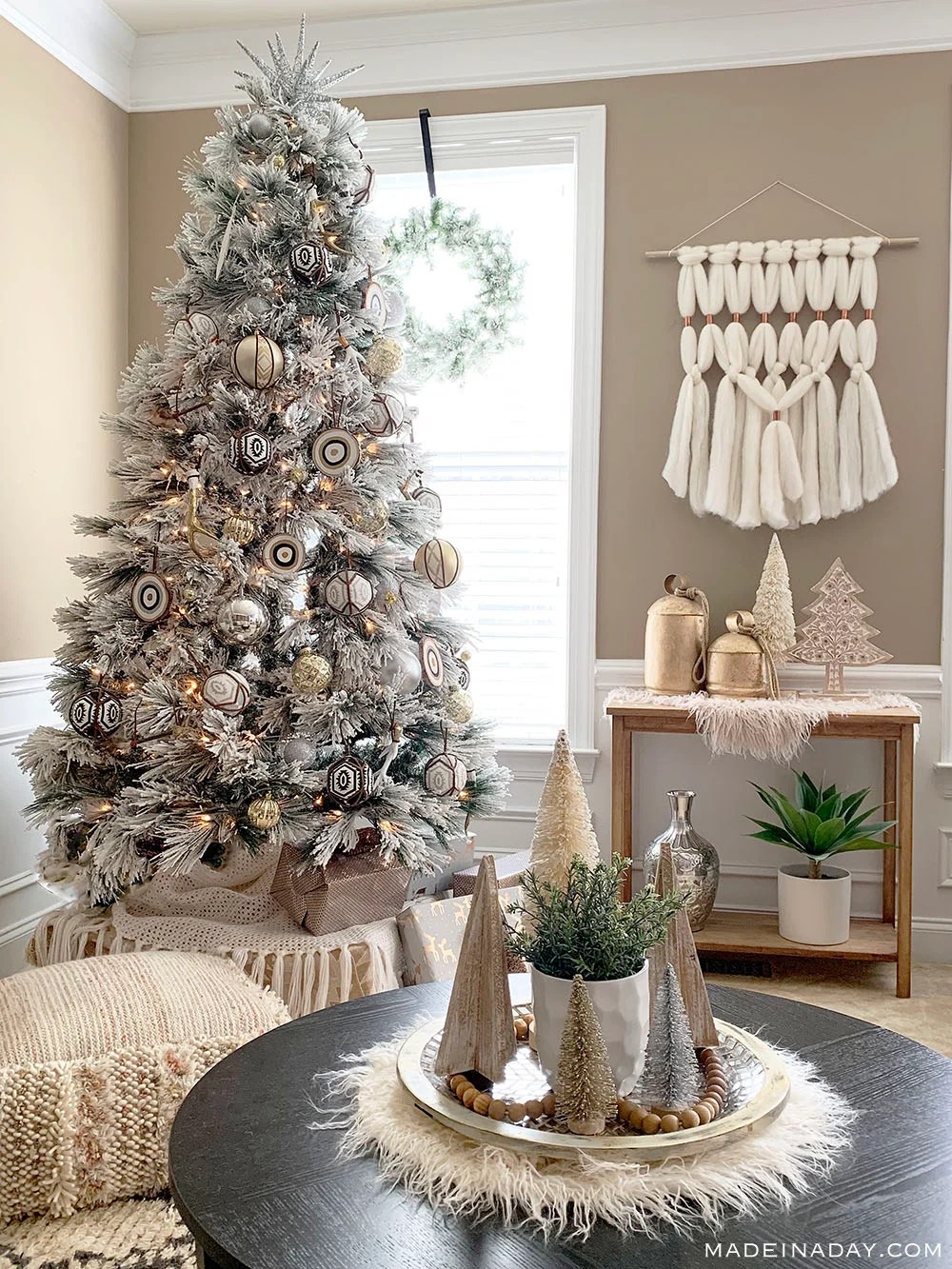 Boho Chic Christmas Tree Decorations