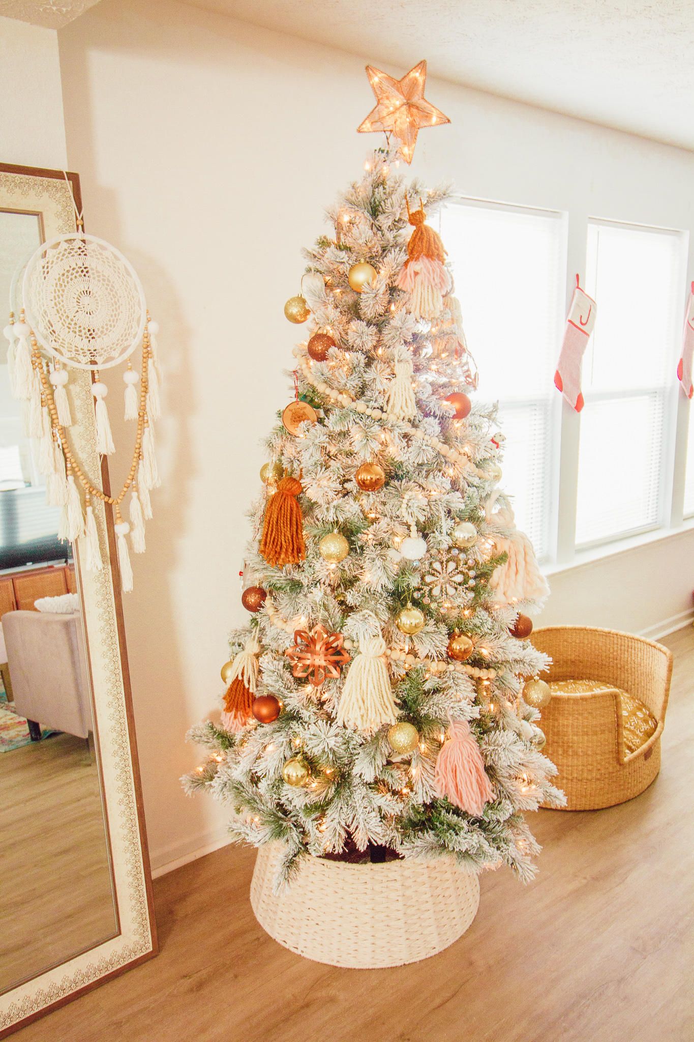 Boho Chic Mini Christmas Tree Decor Ideas