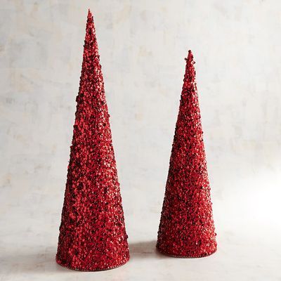 Boho Red Cone Tree