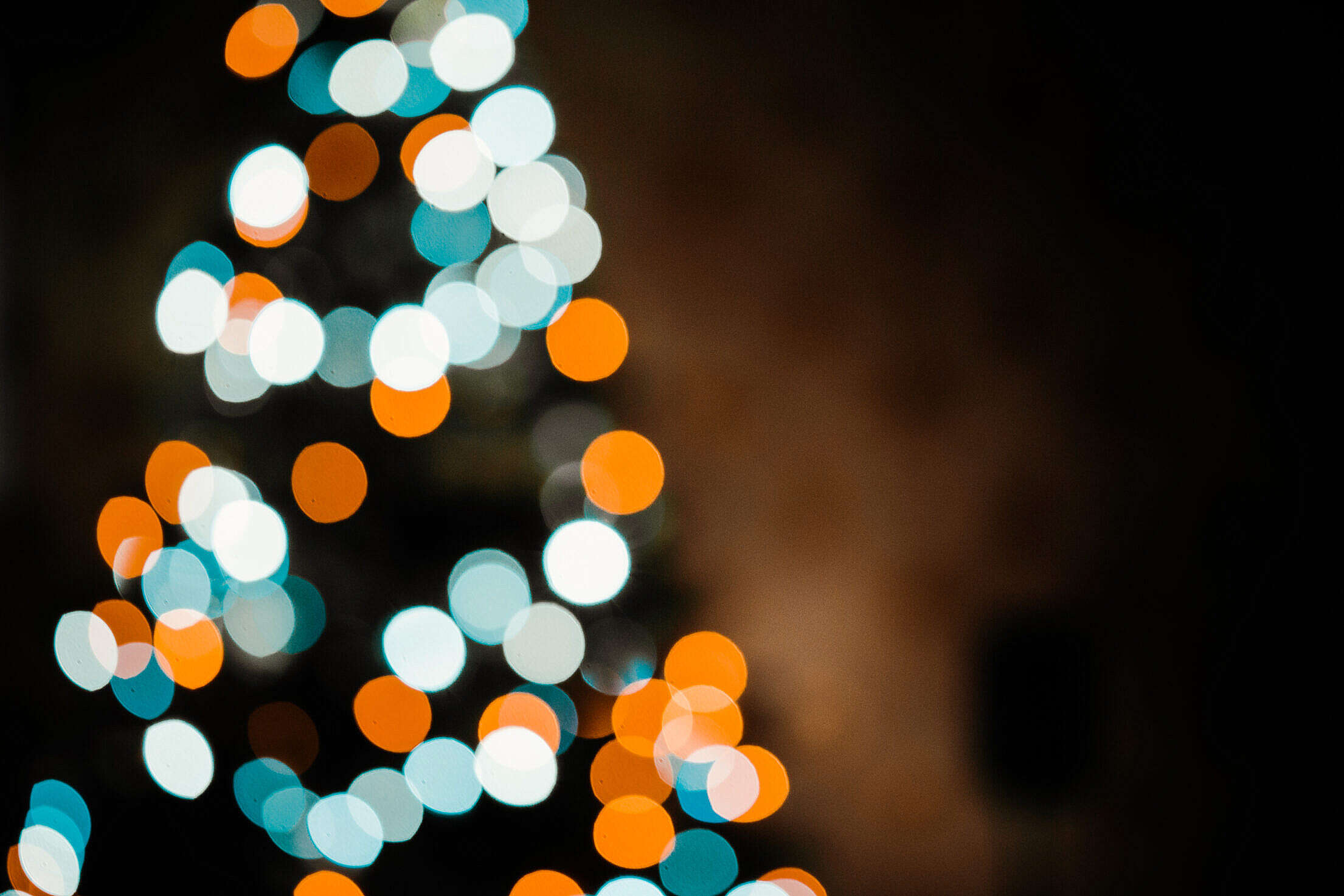 Bokeh Christmas Tree Lights