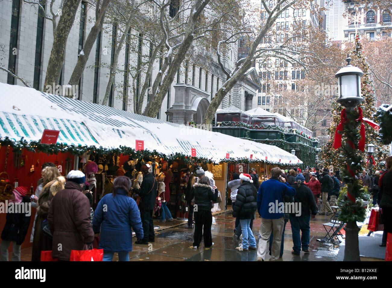 Bryant Park Holiday Market Food and Beverage