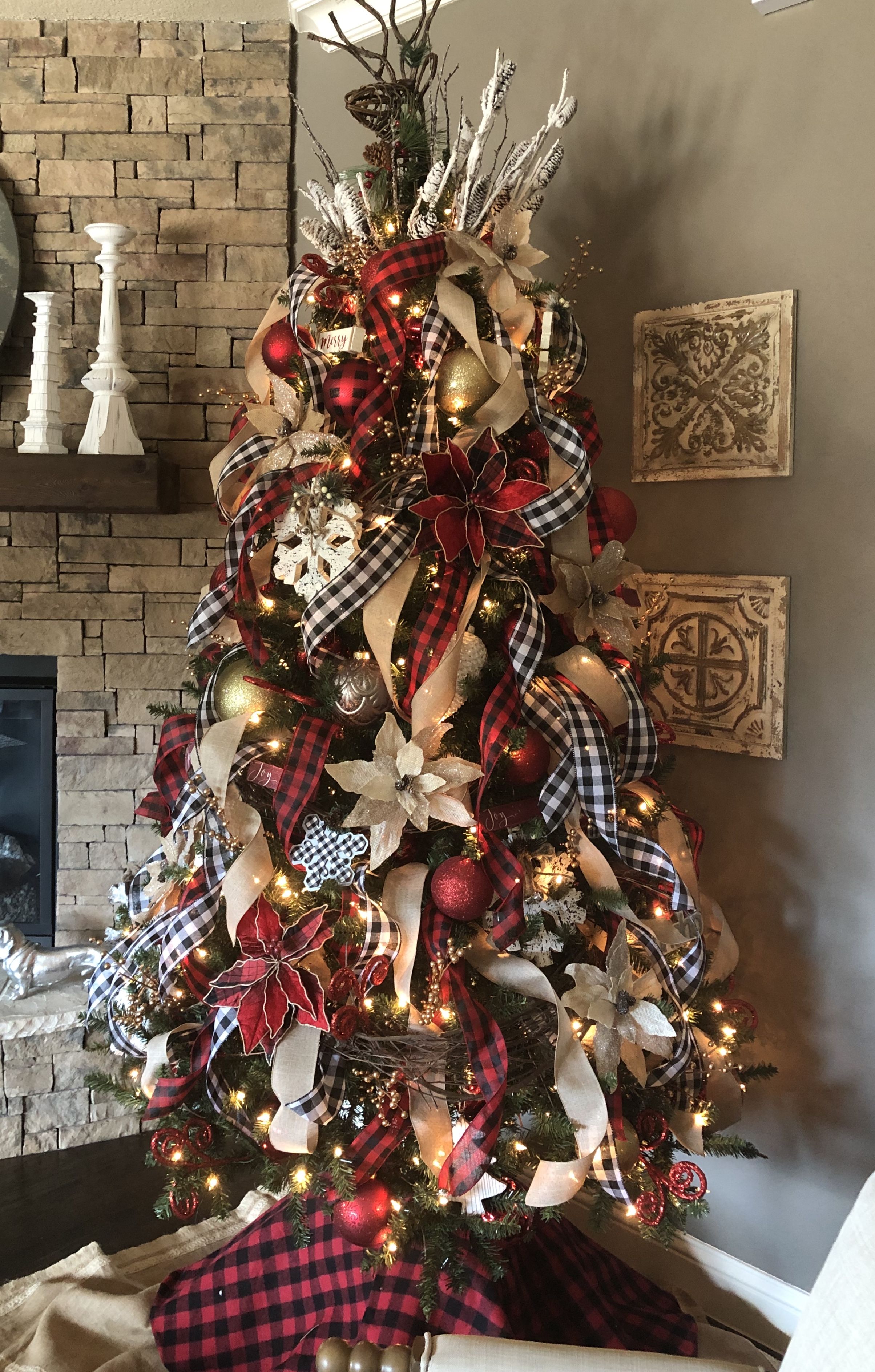 Buffalo Plaid Christmas Tree