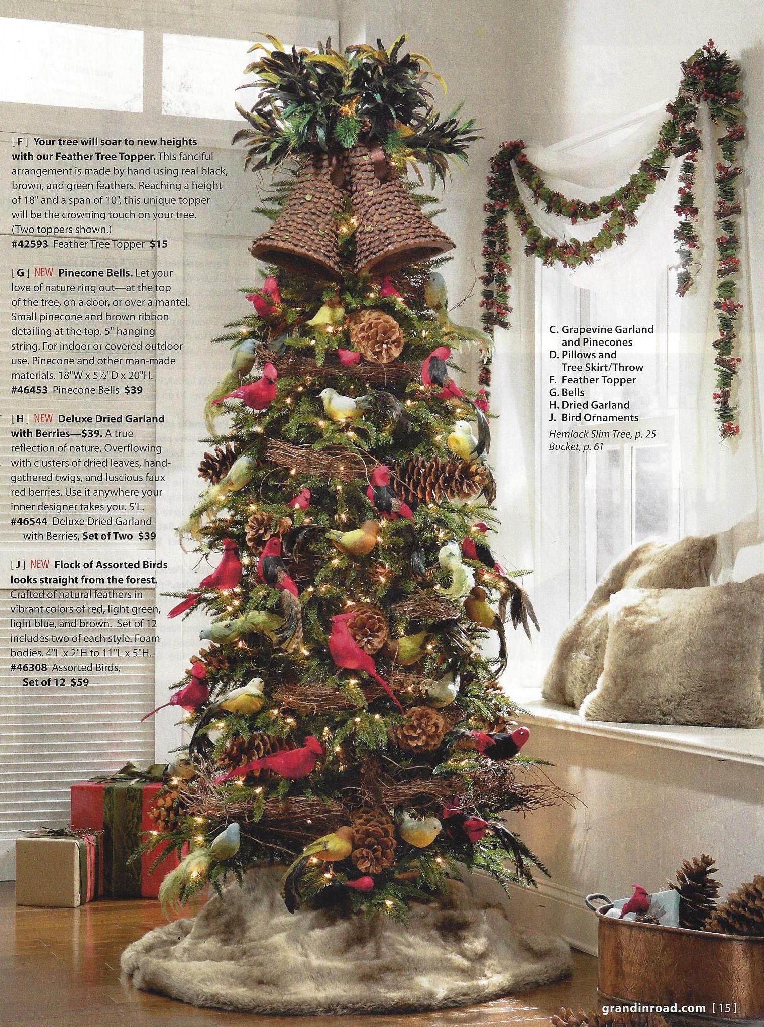 Cardinal Themed Christmas Tree Decorating Ideas