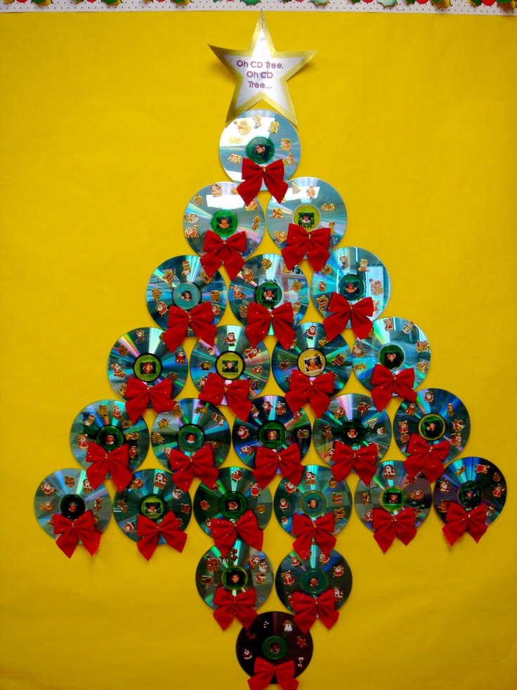 CD Christmas Tree