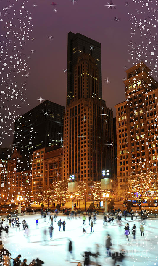 Chicago Holiday Ice Skating Rink