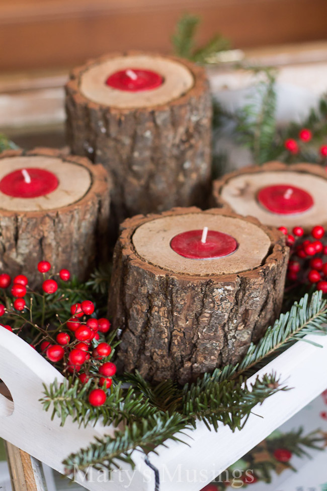 Christmas Candle Holders