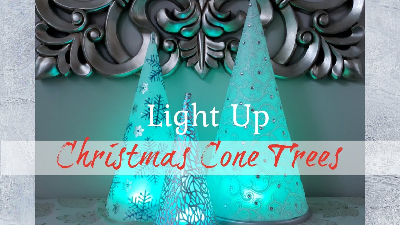 Christmas Cone Light Tree Inspiration