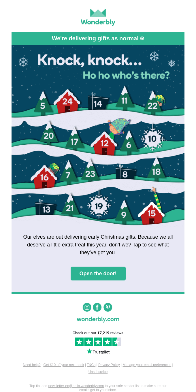 Christmas Email Ideas Inspiration