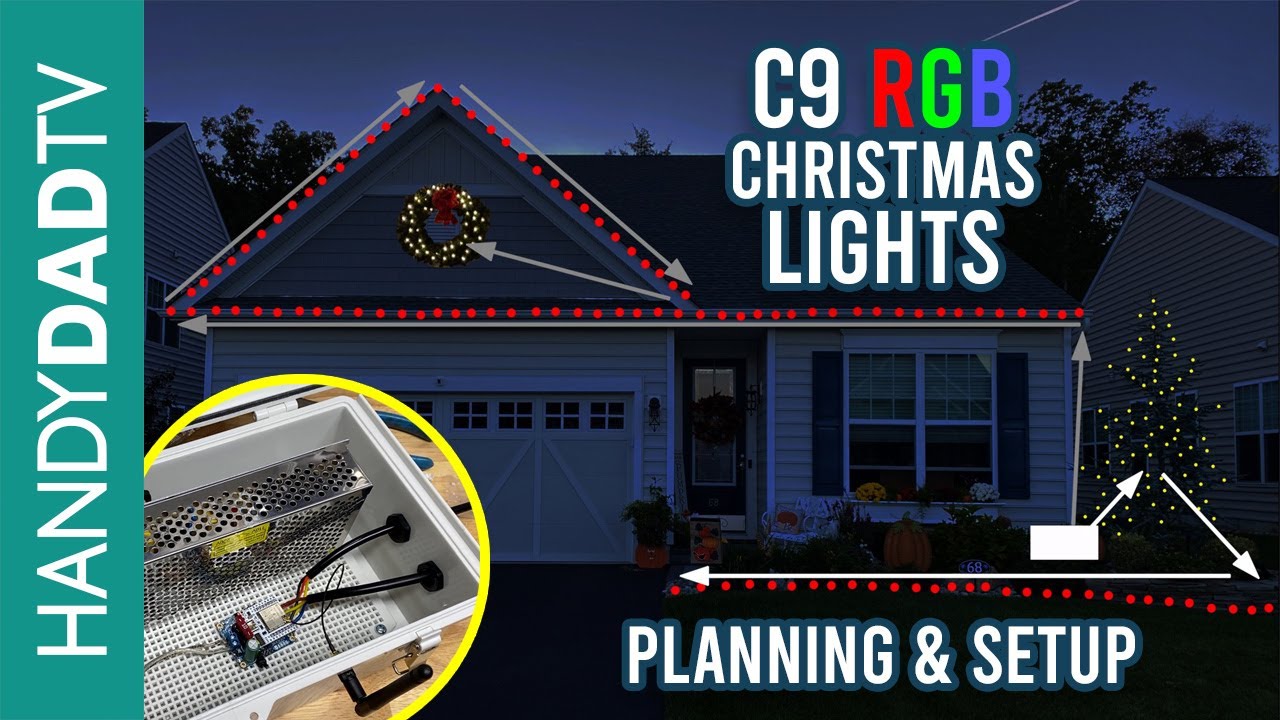 Christmas lights planning