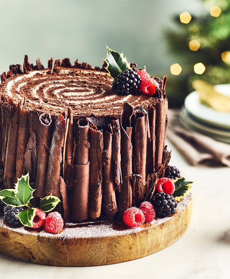 Christmas Log Cake