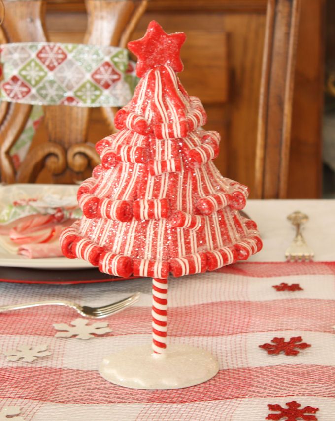 Christmas Ribbon Candy Trees