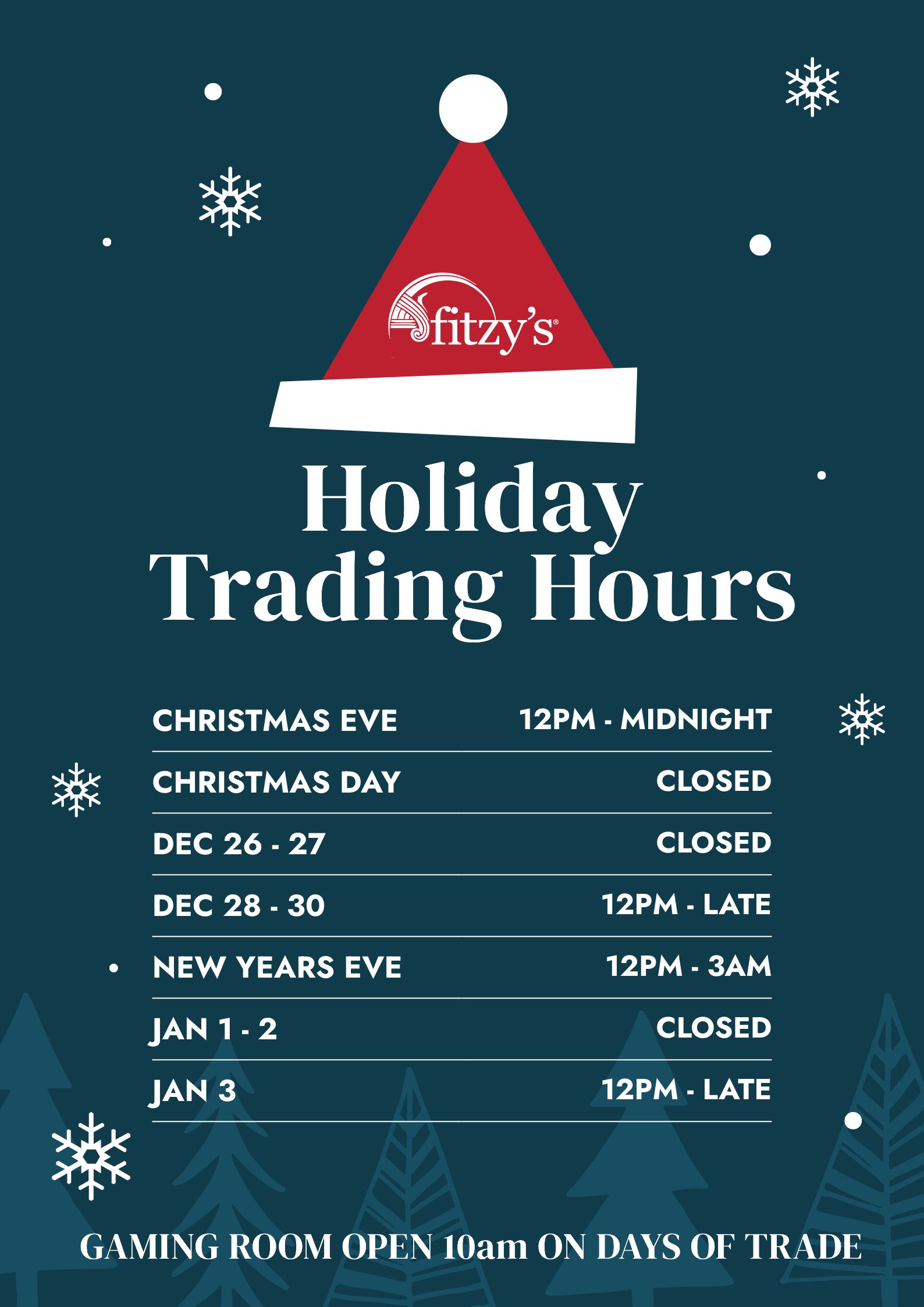 Christmas Trading Hours