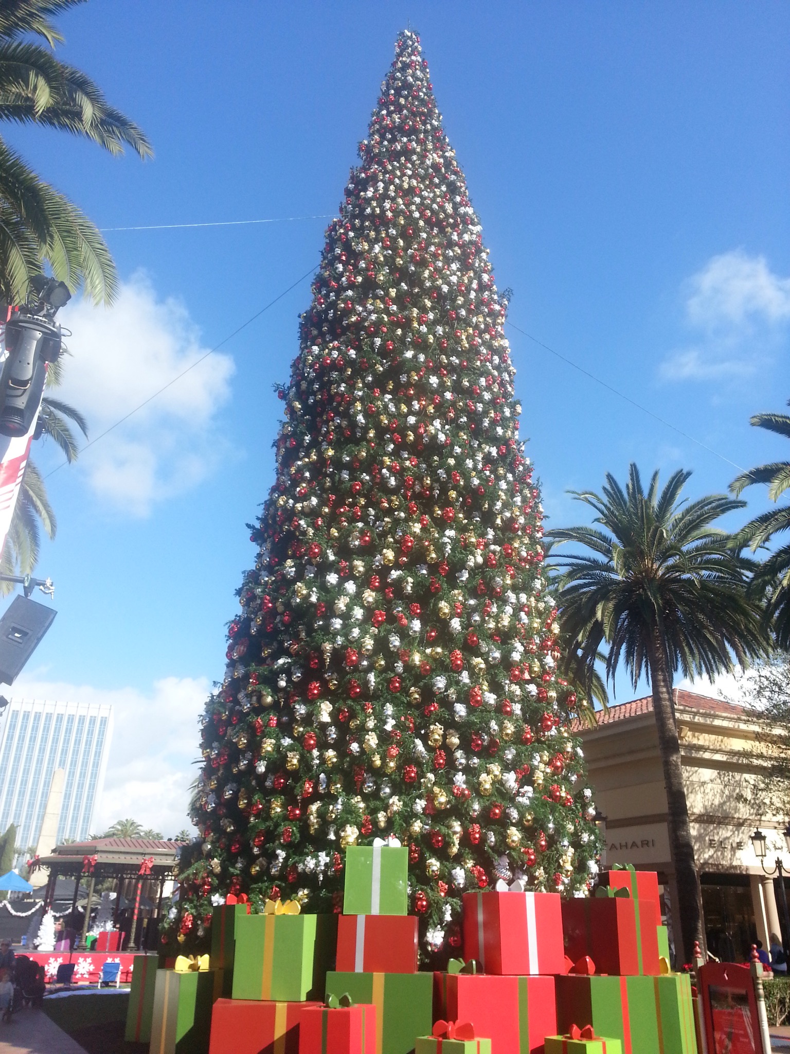 Christmas Tree at Fashion Island Family Tradition