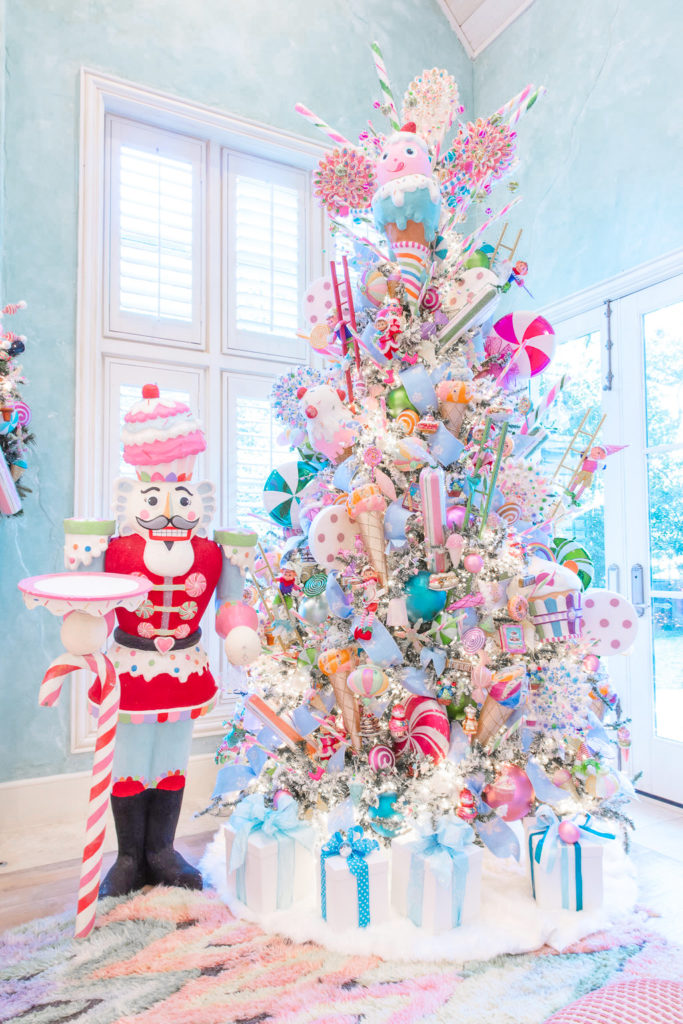 Christmas Tree Decorated with Candy