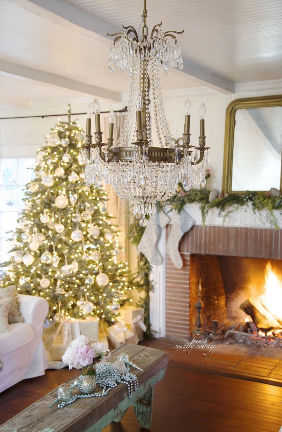 Christmas Tree Decorating Ideas French Country Style