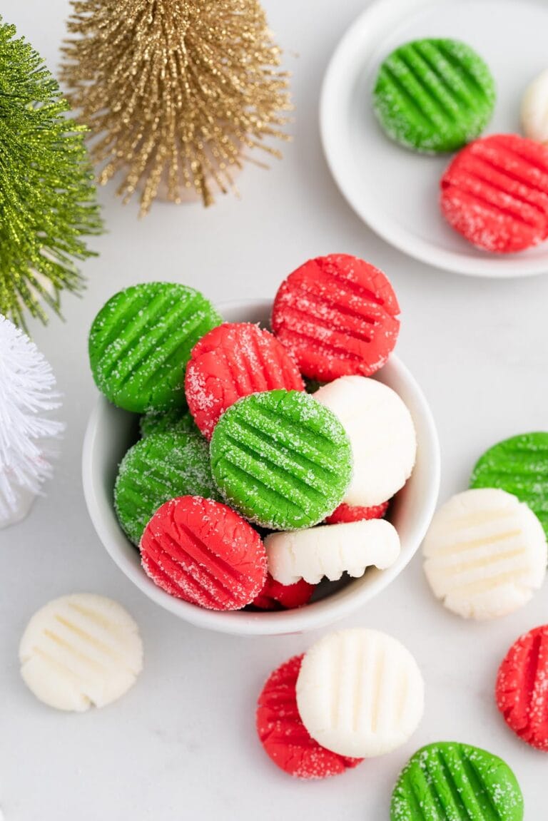 Christmas Tree Mints Decorating Ideas with Green Food Coloring