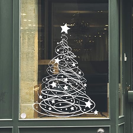 Christmas Tree Window Clings